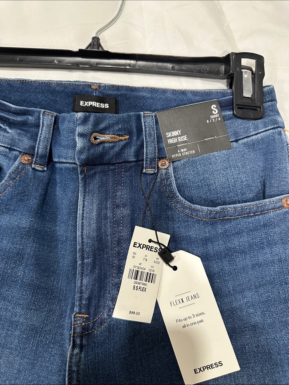 Express Women's Skinny High-Rise Jeans - Medium Blue